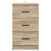 vidaXL Armadio da Notte con cassetto rovere sonoma 38 x 38 x 66 cm
