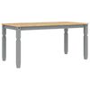 vidaXL Tavolo da Pranzo Corona 160x80x75 cm in Legno Massello di Pino