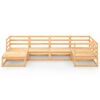vidaXL Set Divani da Giardino 6 pz in Legno Massello di Pino