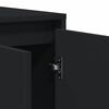 vidaXL Credenza Nero 120 x 41 x 75 cm Legno multistrato