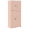 vidaXL Armadio 2 pz Rosa 80 x 40 x 175 cm Acciaio Bloccabile