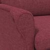 vidaXL poltrona Rosso vino 76 x 94 x 102 cm Tessuto