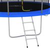vidaXL Set Trampolino Rotondo 488x90 cm 150 kg