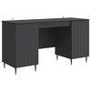 vidaXL Scrivania Nero 142,5 x 50 x 75 cm Legno ingegnerizzato