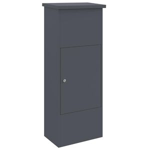 vidaXL Cassetta per pacchi Antracite 44,5 x 29 x 110,5 cm Acciaio