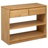 vidaXL Tavolo Consolle SAUDA Rovere 89,5x36,5x73cm Legno Massello Pino