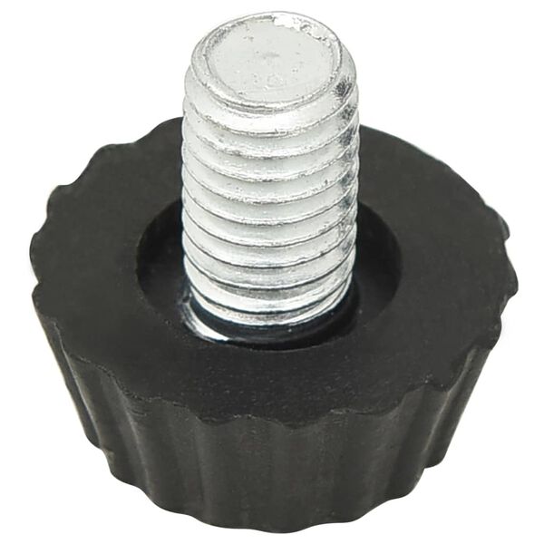 vidaXL Piedini per Mobili Regolabili M8 18 pz Neri