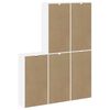 vidaXL Armadietti Laterali 5 pz ODDA Bianco 40x24x79 cm Legno di Pino