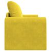 vidaXL Divano letto Giallo 148 x 71 x 83 cm Velluto