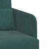 vidaXL Divano letto Verde Scuro 65 x 80 x 83 cm Velluto