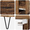 vidaXL Credenza con cassetto 2 pcs Legno vecchio Legno multistrato