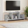 vidaXL Supporto TV Grigio cemento 102 x 35 x 45 cm Legno multistrato
