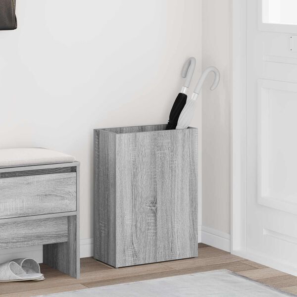 vidaXL Supporto per Ombrellone Grigio Sonoma 40 x 20 x 55,5 cm