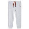 vidaXL Pantaloni Tuta per Bambini Grigio M&eacute;lange 104