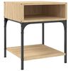 vidaXL Comodino Rovere Sonoma 40x41x50 cm in Legno Multistrato