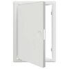 vidaXL Pannello di Accesso Bianco 63 x 33 x 3 cm Acciaio