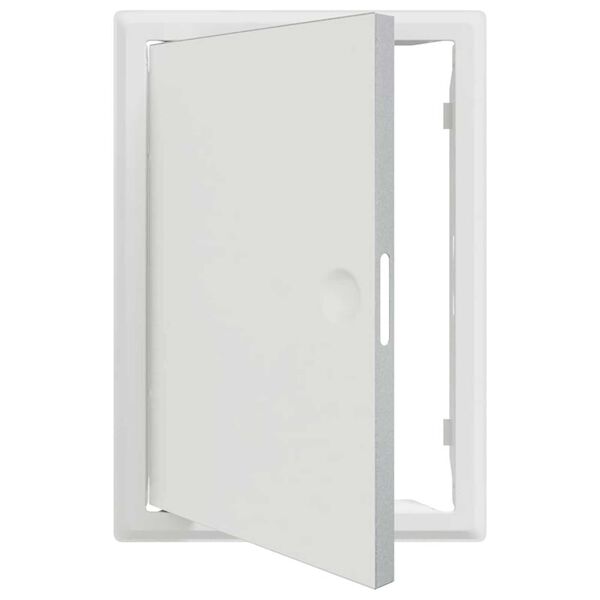 vidaXL Pannello di Accesso Bianco 63 x 33 x 3 cm Acciaio