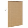 vidaXL Tenda a rullo con tende Marrone 100 x 160 cm Bamb&ugrave;