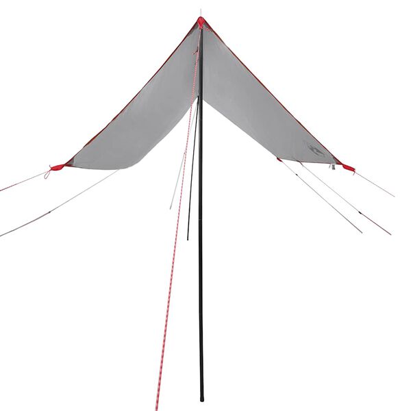vidaXL Tenda da Campeggio per Auto Grigio e Arancione Impermeabile
