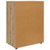 vidaXL Armadi di Stoccaggio 2 pcs Rovere artigianale 80 x 48 x 105 cm