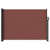 vidaXL Tenda da Sole Laterale Retrattile Marrone 140x600 cm