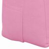 vidaXL Cuscino per Schiena Rosa 140 x 24 x 50 cm Tessuto
