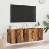 vidaXL Mobili TV a Parete 2pz Legno Antico 60x30x41 cm