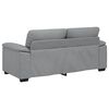 vidaXL Divano a 2 Posti Grigio Chiaro 180x81x84 cm in Tessuto