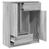 vidaXL Credenza con Cassetti e Ante Grigio Sonoma 73x31x90 cm