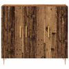 vidaXL Credenza Legno vecchio 90 x 34 x 80 cm Legno multistrato