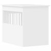 vidaXL Gabbia Cani da Arredamento Bianca 55x80x68cm Legno Multistrato