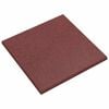 vidaXL Piastrelle per Protezione dalle Cadute 18 pz Rosso 50 x 50 cm