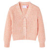 vidaXL Cardigan da Bambina Lavorato a Maglia Rosa Misto 104