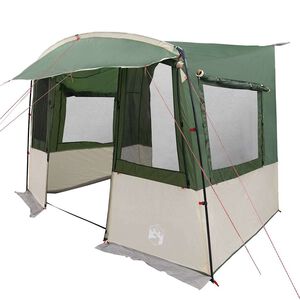 vidaXL Tenda da Bagagliaio per Caravana Verde 352 x 250 x 240 cm