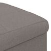 vidaXL Pouf contenitore con cuscino Talpa 40 x 40 x 45 cm Tessuto