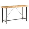 vidaXL Tavolo da Bar 180x70x107 cm in Legno Ruvido di Mango