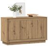 vidaXL Credenza Artisan Rovere 102x35x55 cm Legno ingegnerizzato