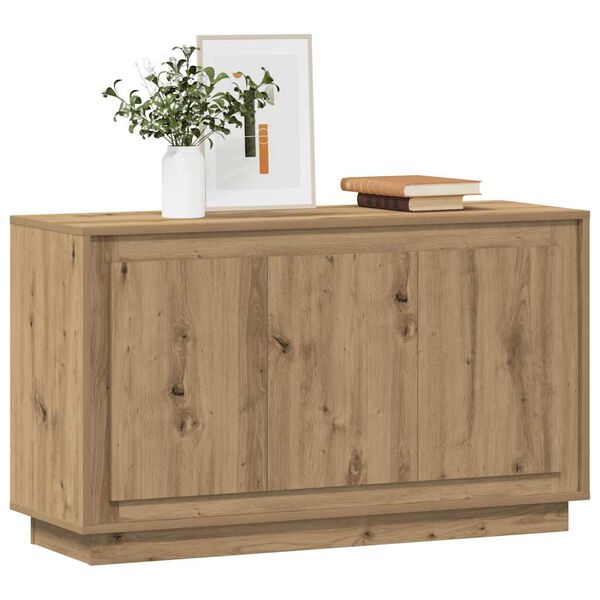 vidaXL Credenza Artisan Rovere 102x35x55 cm Legno ingegnerizzato