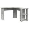 vidaXL Scrivania ad angolo Grigio cemento 140 x 113,5 x 75 cm