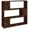 vidaXL Libreria/Divisorio Rovere Fumo 100x24x94 cm
