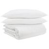 vidaXL Set di Piumoni con cuscino 3 pz Bianco Piuma d'anatra