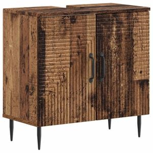 vidaXL Armadio per Lavabo da Bagno HAARLEM Legno antico