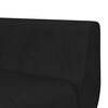 vidaXL Divano Letto a L Nero 275x140x70 cm in Velluto