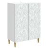 vidaXL Credenza Bianco 66 x 34,5 x 90 cm Legno ingegnerizzato