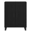 vidaXL Credenza Rovere Nero 69,5 x 34 x 90 cm