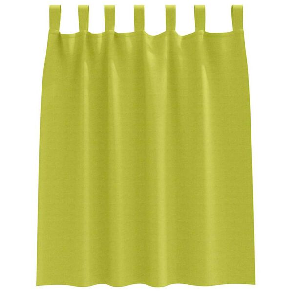 vidaXL Tende Blackout con Anelli 2 pcs Verde 140 x 140 cm Poliestere