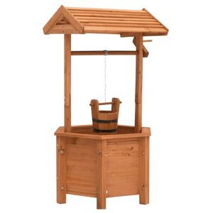 vidaXL Fioriera Pozzo dei Desideri 40x40x84 cm in Legno di Abete