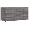 vidaXL Baule da Giardino Grigio 120x50x60 cm in Polyrattan