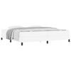 vidaXL Struttura del letto Bianco Puro 200 x 200 cm Tessuto