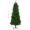 vidaXL Albero di Natale Preilluminato con Palline 240 cm Verde